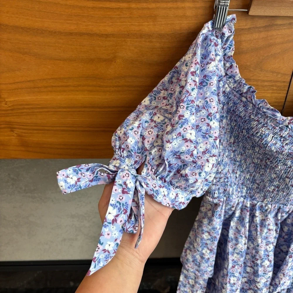 Yumi Kim Tessa Mini Dress in Angel Eyes in Blue, Size L